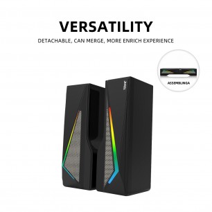 JEDEL S550 1+1 RGB HOPARLÖR USB SPEAKER SOUND BAR ÖZELLİKLİ