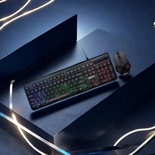JEDEL GK105 IŞIKLI GAMİNG KLAVYE MOUSE SET