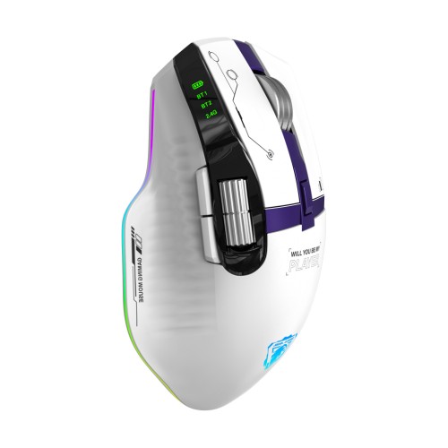 JEDEL GWH-101 Özel Üretim 6D Üç Modlu Oyun Mouse'u ŞARJLI BLUETOOTHLU