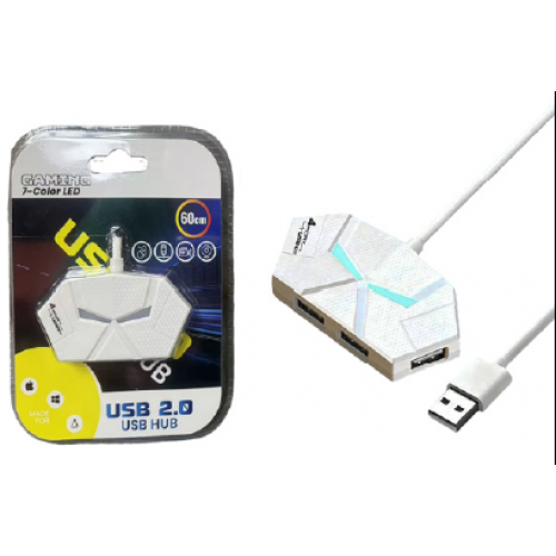 PL-5719 4 PORT USB 2.0 GİRİŞLİ RGB IŞIKLI USB HUB