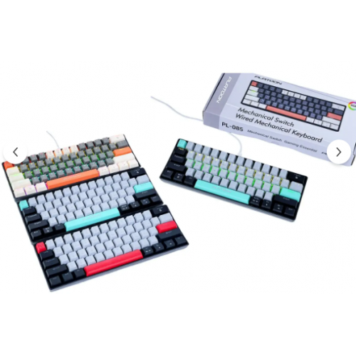 Platoon PL-085 Blue Switch Mekanik mini Oyuncu Klavyesi