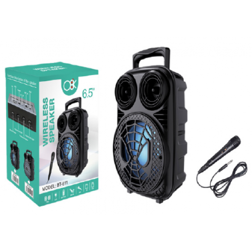 PL-4667 BT,SD,USB GİRİŞLİ RGB IŞIKLI MİKROFONLU SPEAKER 6,5 İNÇ