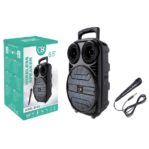 PL-4668 BT,SD,USB GİRİŞLİ RGB IŞIKLI MİKROFONLU SPEAKER 6,5 İNÇ