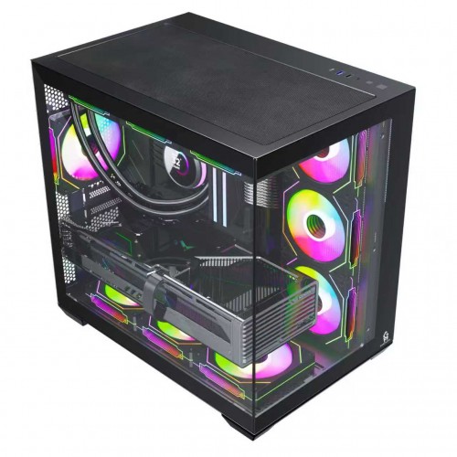 Game Master Akvaryum 7 RGB Fanlı Siyah GAMİNG KASA KUMANDALI