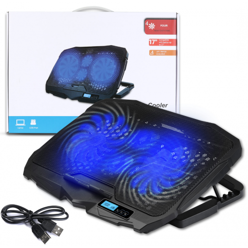 GÖSTERGELİ STANDLI 4 FANLI NOTEBOOK SOĞUTUCU S18
