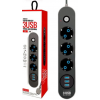 Ftr-01 Termal Akım Korumalı Priz 3x USB Akıllı 2M KABLO