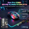 TRİO GOOD PRO G306C Gaming Mouse 7200 DPI RGB Soyut Art Desenli - Siyah