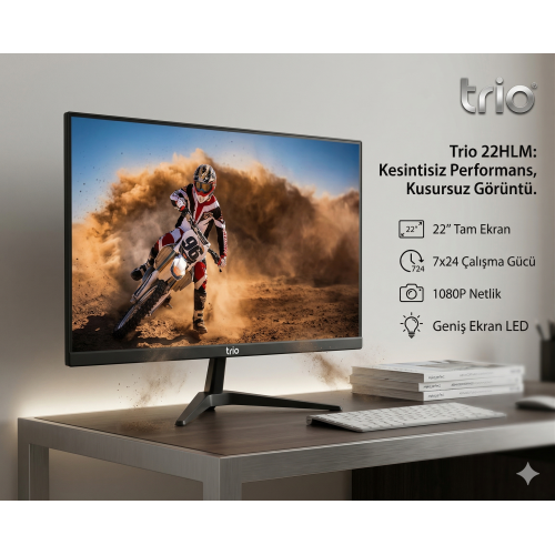 TRİO 22 İNCH LED MONİTÖR 1080P