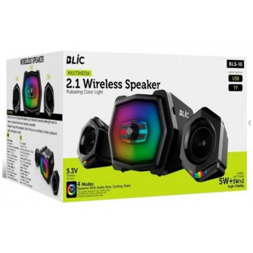 BLİC BLS10 2+1 RGB SES SİSTEMİ  BLUETOOTH V5.3 USB + KART  OKUYUCU