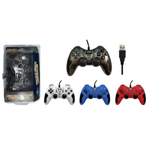 PL-2585 DOUBLE SHOCK  CONTROLLER  USB 2.0 GAME PAD