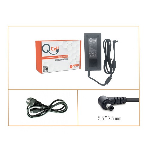QBA-009 Notebook Adaptör 120W 19V 6.32A 5.5X2.5mm gaming