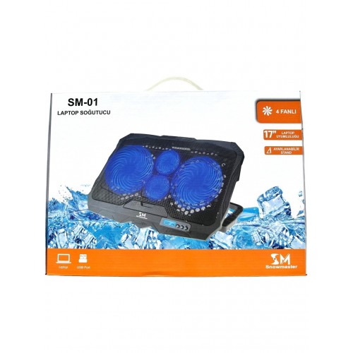GÖSTERGELİ STANDLI 4 FANLI NOTEBOOK SOĞUTUCU S18 GÖSTERGELİ STANDLI 4 FANLI NOTEBOOK SOĞUTUCU S18