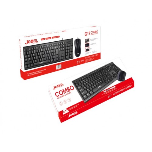 JEDEL G17 KABLOLU KLAVYE  MOUSE SET