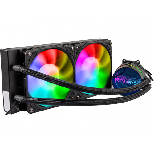 REVENGE 240 LIK SIVI SOĞUTMA 2 FANLI RGB SİYAH