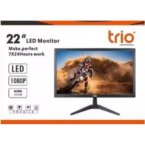 TRİO 22 İNCH LED MONİTÖR 1080P