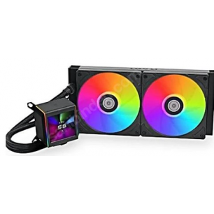 VERSATİLE 240MM SIVI SOĞUTMA SİYAH ISI GÖSTERGELİ GÖSTERGE ÇALIŞIYO  MAXTOR  CTG8 MACUN HEDİYELİ RGB SATA APARATI MEVCUT