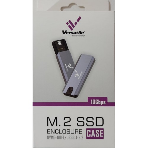 VERSATİLE M.2 SSD KUTU NVME-NGFF/USB 3.1-3.2