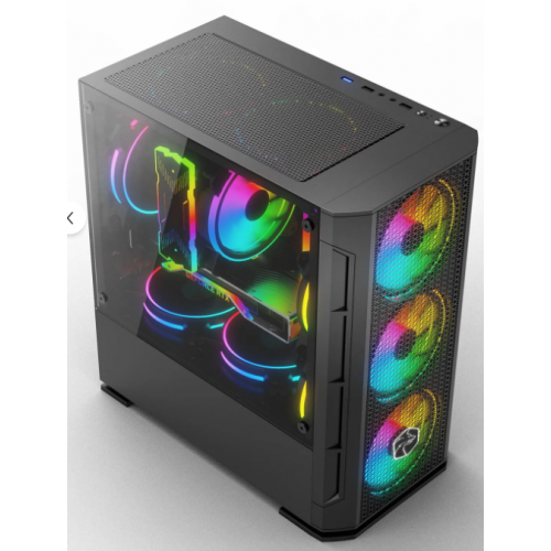 ZEİRON DRAFTER 4 FANLI DÜĞMEDEN KUMANDALI ARGB 500W 80 PLUS POWERLU