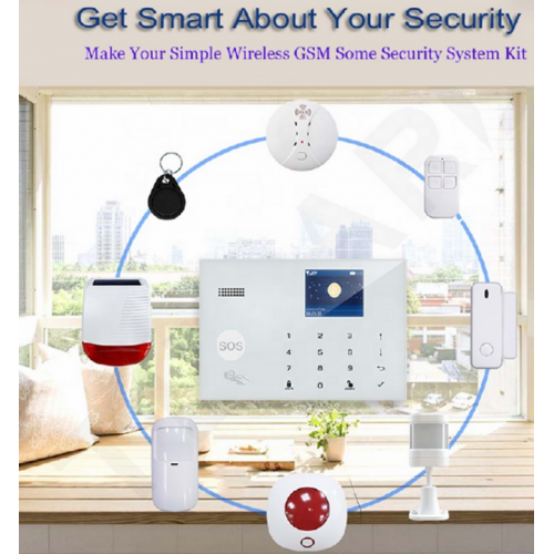 O-KAM PRO 3030 ALARM WiFi + 4G/3G/2G GSM ev hırsız güvenlik alarmı sistemi  akıllı yaşam app uzaktan kumanda