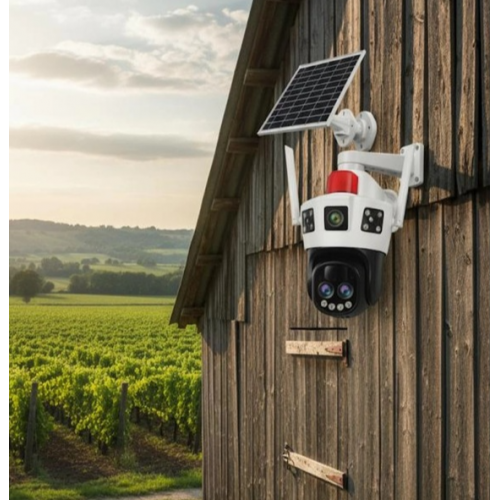 O-KAM 6010 4G SOLAR 10X OPTİK ZOOM KAMERA 3MP+3MP+3MP 4G LOW POWER ZOOM CAMERA 10PCS DUAL LİGHT LEDS 4+4+12MM 5MP LENS 