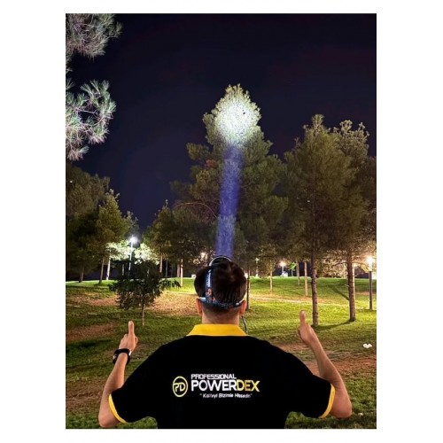 Powerdex Pd-2672 50w & 5000 Lümen 3 3200 9600 Mah Zoomlu & Sensörlü Kafa Lambası Siyah Powerdex Pd-2672 50w & 5000 Lümen 3 3200 9600 Mah Zoomlu & Sensörlü Kafa Lambası Siyah