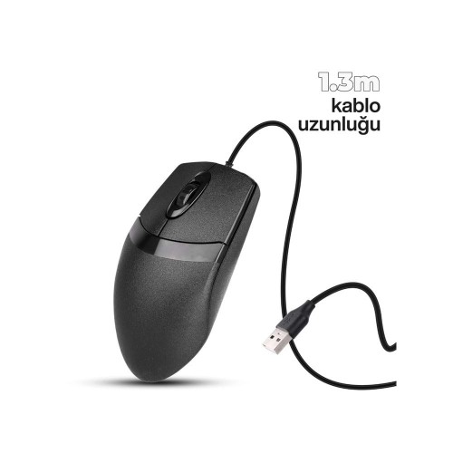 CONCORD C-30 USB Kablolu 3D Optik LED Mouse
