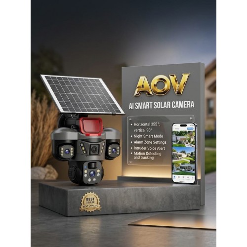 X5 Tech RX-SW63 Wifi Solar Kamera V380 4g değil wifi