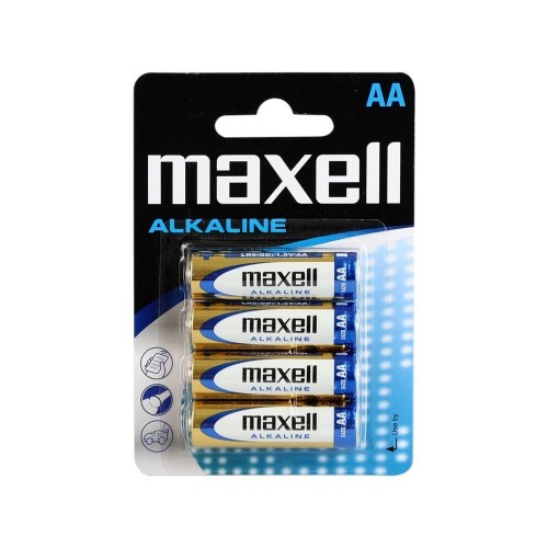 Maxell AA Alkalin Kalem Pil 4 LÜ PAKET JAPON MALI KALİTELİ