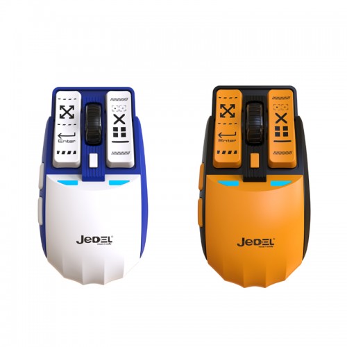 JEDEL WD149  SARI RENK   WİRELESS+BLUETOOTH ŞARJLI KABLOSUZ MOUSE 