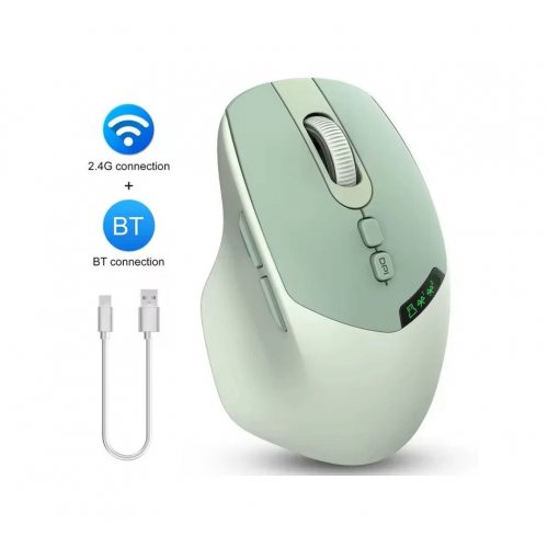 JEDEL WD155 WİRELESS+BLUETOOTH ŞARJLI 7BUTTON YEŞİL