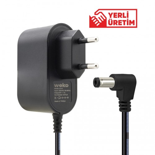  9 VOLT - 1 AMPER 5.5*2.5 L ADAPTÖR