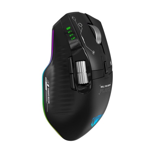 JEDEL GWH-101 Özel Üretim 6D Üç Modlu Oyun Mouse'u ŞARJLI BLUETOOTHLU SİYAH