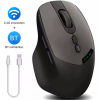 JEDEL WD155 WİRELESS+BLUETOOTH ŞARJLI 7BUTTON SİYAH