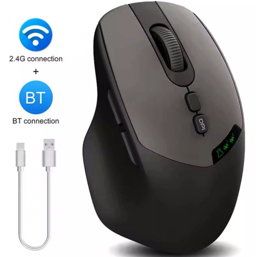 JEDEL WD155 WİRELESS+BLUETOOTH ŞARJLI 7BUTTON SİYAH