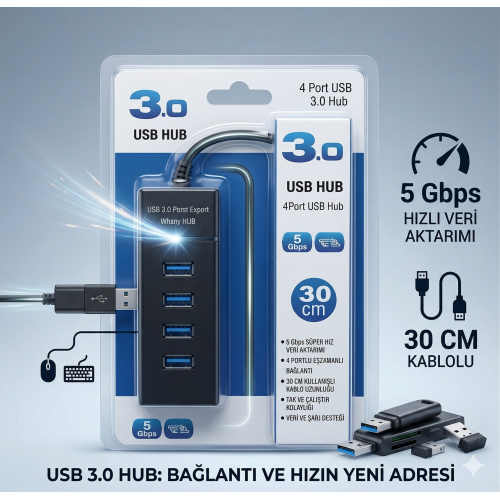 3,0 USB ÇOKLAYICI
